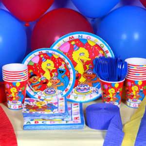 Sesame Street Elmo ABC Birthday Party Supply Choices  