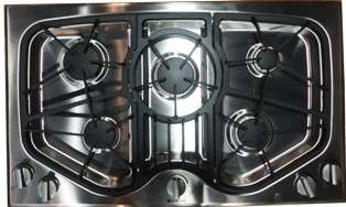 JENN AIR JGC8536BDS 36 Gas Cooktop with 5 Sealed Burners  