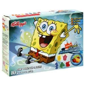 Kelloggs Fruit Snacks, Spongebob Squarepants Assored Fruit Snack (42 