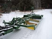 1994 John Deere 6400 Tractor w/ Gilbert Snow Groomer Set up  