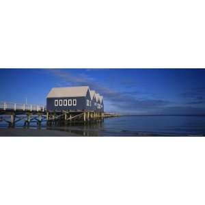  Stilt House in a Row, Busselton Jetty, Western Australia 