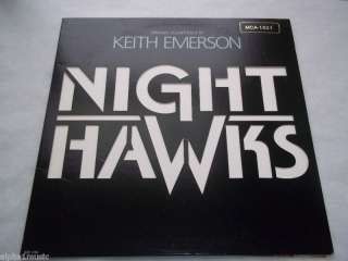 KEITH EMERSON NIGHT HAWKS SOUNDTRACK LP nighthawks 3  