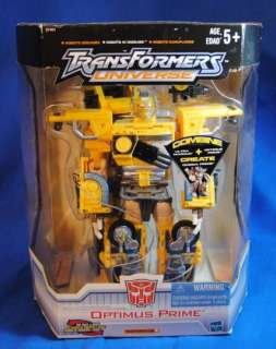 New Transformer Universe Optimus Prime Fire Rare Yellow  