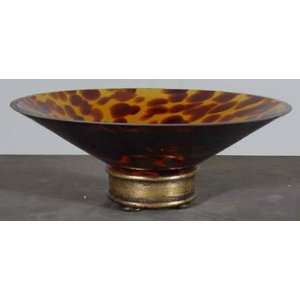  Leopard Glass Bowl