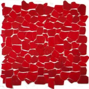   Fractured Glass Collection Glossy Glass Tile   13653