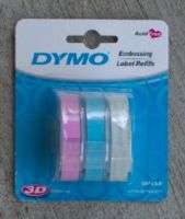   BLUE CLEAR PASTELS EMBOSSING TAPE CAPTION MANAGER LABEL MAKER  