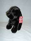 10 plush stuffed GANZ Black Lab Labrador Dog puppy NEW