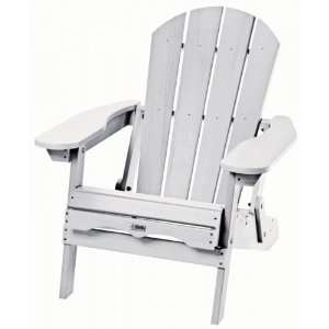  Eon Folding Adirondack Chair (White) (35D x 34H x 30.5W 