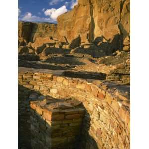  Kiva wall, Pueblo Bonito, Chaco Canyon, Chaco Culture 