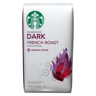 Starbucks Coffee Dark French Roast Ground Coffee   12 ozOpens in a 