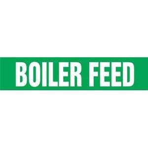  BOILER FEED   Self Stick Pipe Markers   outside diameter 1 