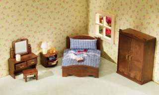 Calico Critter House Furniture Living Room Bedroom Lot  