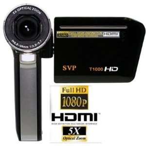  SVP T1000 FULL HD 1080p DIGITAL CAMCORDER + CAMERA + 20X 