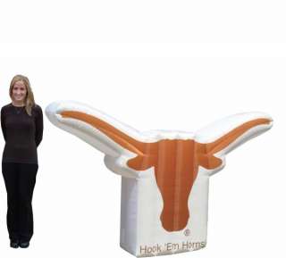 Texas Longhorns Inflatable Logo Blow Up Lawn Figure  