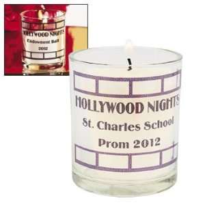 Personalized Hollywood Film Strip Votive Holders   Party Decorations 