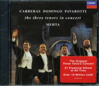 THE TREE TENORS Concert CARRERAS Domingo PAVAROTTI cd  