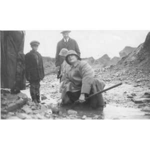  Lindeberg panning gold in a shovel at Pioneer Mine