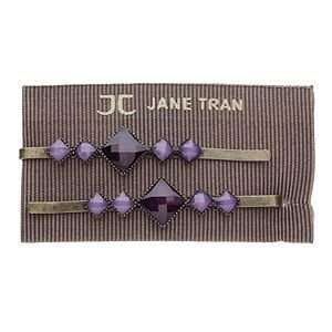 Jane Tran Hair Accessories Acrylic Bead Bobby Pins, 1 set