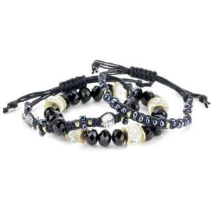  Kenneth Cole New York Item Bracelets Black Cherry Beads 