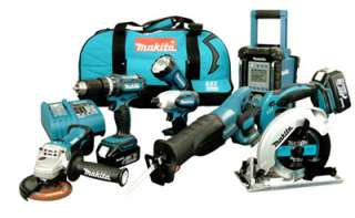 Makita LXT702 18V LXT Lithium Ion Cordless 7 Pc. Combo Kit  