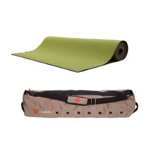  Manduka eKO Yoga Mat and Bag Package (Moss) Sports 