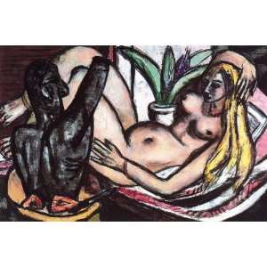     Max Beckmann   32 x 22 inches   Studio (Olympia)