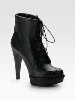 Yves Saint Laurent   Coleen Lace Up Boots    