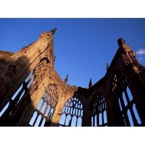  Cathedral Ruins in Evening Light, Coventry, West Midlands 