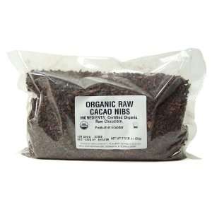 Sunfood Cacao Nibs (raw, certified organic), 2.5 Pound Bags  