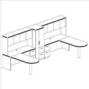   Hutches with Wood Doors, Pedestals and Storage Towers Furniture