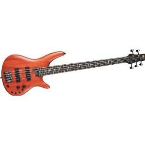  Ibanez Sr4005e Prestige 5 String Bass Guitar Stained Red 