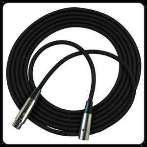 RapcoHorizon M1 30 CSM Microphone Cable XLRF/XLRM 30 foot 30 Black 