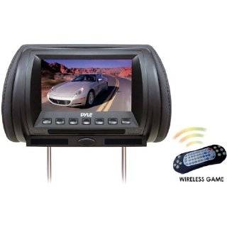  Hideaway Headrest 7 Inch Video Monitor with DVD/USB/SD Player 