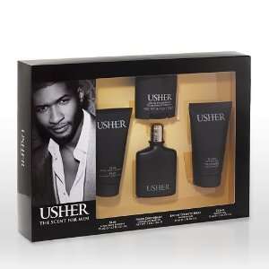  Usher Cologne Gift Set for Men 4 Pieces with 1 Oz EDT 