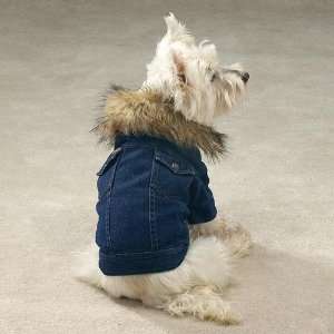  Fur Collar Denim Jacket