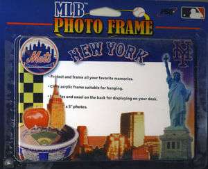 NY METS SHEA STADIUM PICTURE FRAME FOR 3 X 5 PHOTOS  