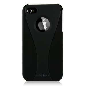  (Black) MiniSuit iPhone 4 hard rubber crystal skin case for iPhone 