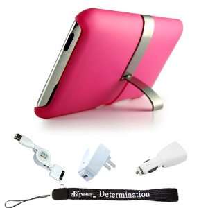  Innovative Build In Chrome Metal Kickstand Dock Case for iPod Touch 