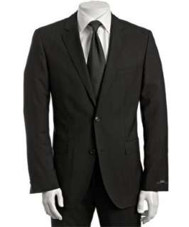 Hugo Boss  black striped wool 2 button The James/Sharp 2 suit with 