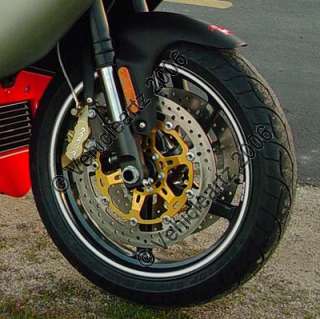 ORANGE Rim Stripes fit Motorcycle Rims in 3 width  