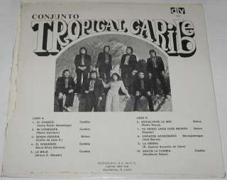 CONJUNTO TROPICAL CARIBE   EL CHASCO   LP cumbia  