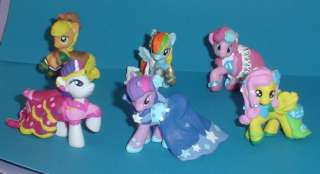 My Little Pony FIM Custom Gala Ball Pinkie Fluttershy Rainbow Rarity 