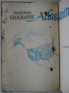 1960 NATIONAL GEOGRAPHIC United States Road Atlas Route 66 Alaska 