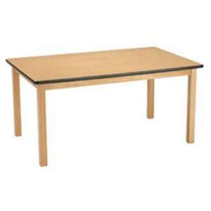 KFI Seating 36 x 60 inchNatural Maple Frame Dining Table