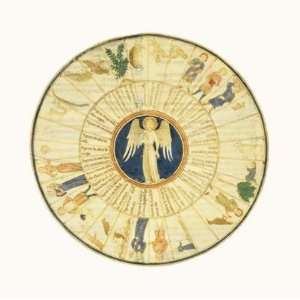  Astrological Chart I by Ptolemy. size 18 inches width by 