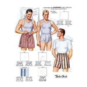  Vintage Art Youll Enjoy the Comfort of this Underwear 