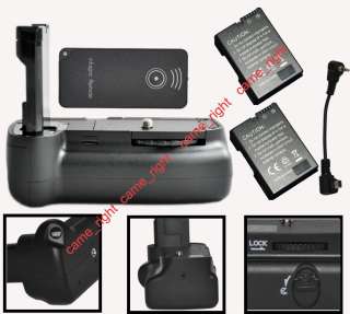   Grip D3100 D5100 +2x EN EL14 battery + IR Remote for Nikon SLR camera