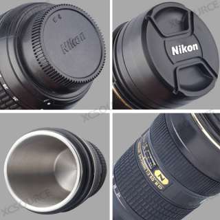 350ml Nikon Lens Coffee Cup Mug 24 70mm Thermo Stainless Interior 11 