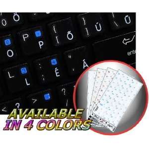  APPLE HUNGARIAN STICKER FOR KEYBOARD WITH WHITE LETTERING 