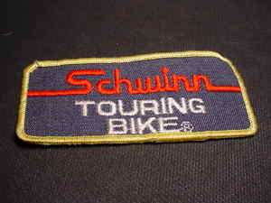 SCHWINN TOURING BIKE PATCH VINTAGE NEVER USED NOS  